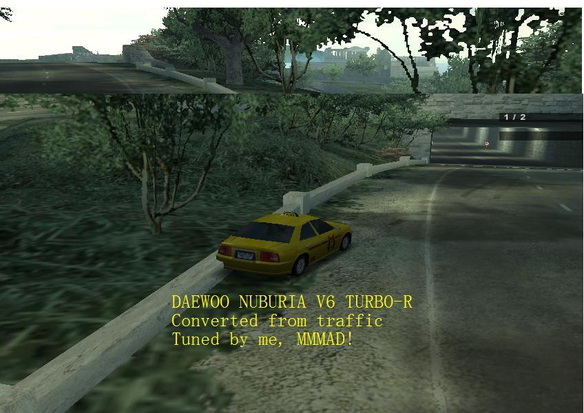 Need For Speed Hot Pursuit 2 Daewoo Nuburia TURBO-R TAXI