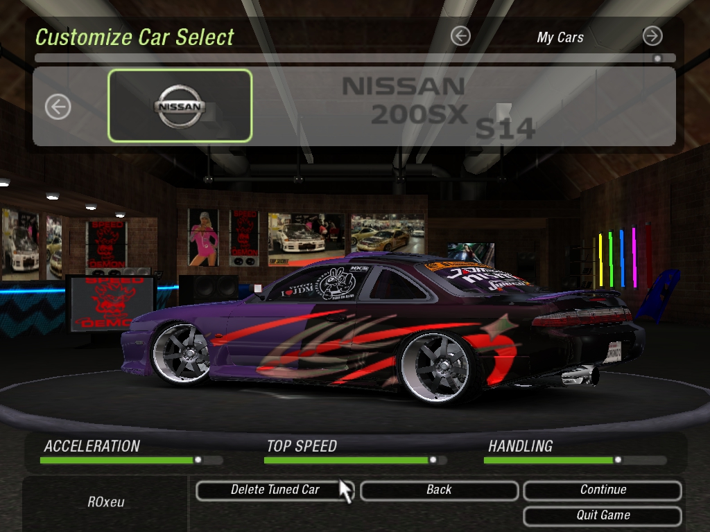 Need For Speed Underground 2 Nissan 200SX S14