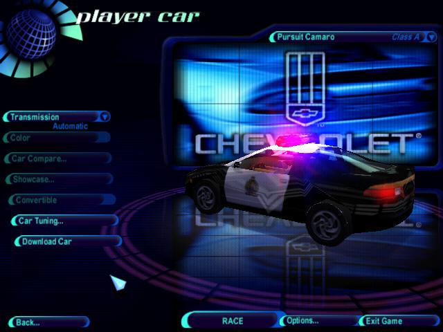 Need For Speed High Stakes Mitsubishi Eclipse traffic cop 2 replace Pursuit Camaro