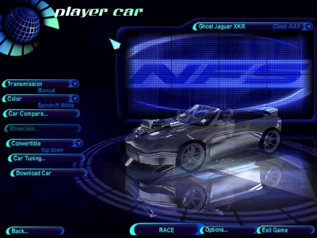 Need For Speed High Stakes Jaguar XKR Ghost