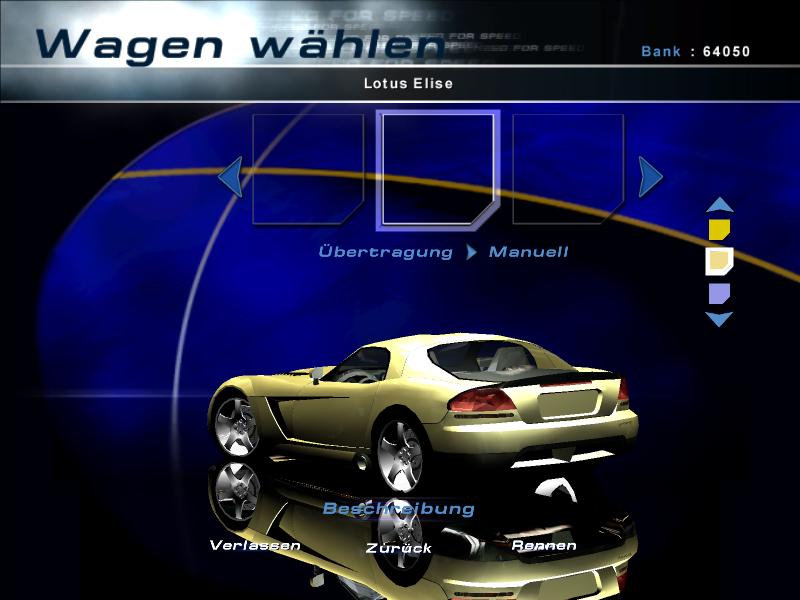 Need For Speed Hot Pursuit 2 Dodge (2004) Viper GTS Concept