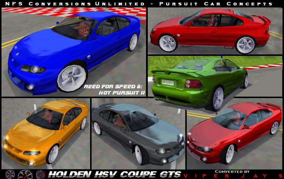 Need For Speed Hot Pursuit Holden HSV Coupe GTS (NFS 6)
