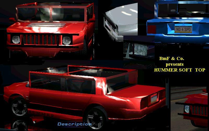 Need For Speed Hot Pursuit 2 Military Hummer H1 soft top v2