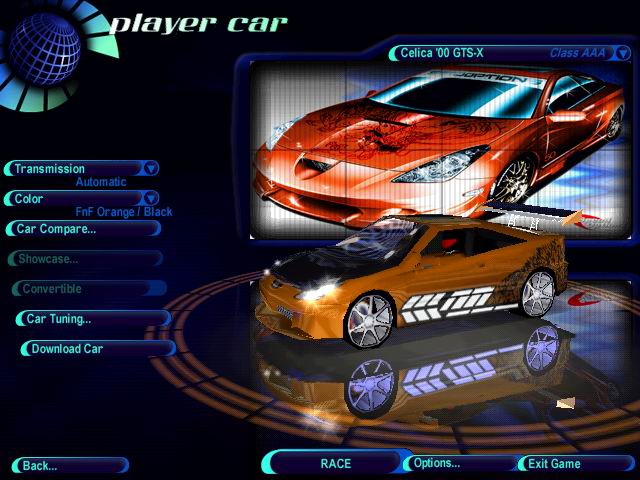 Need For Speed Hot Pursuit Toyota Celica GTS-X (2000)