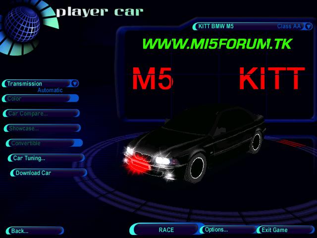 Need For Speed High Stakes Knight Industries BMW M5 KITT