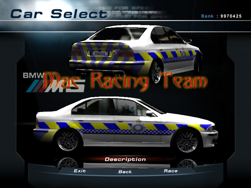 Need For Speed Hot Pursuit 2 BMW M5 W.Mids Police