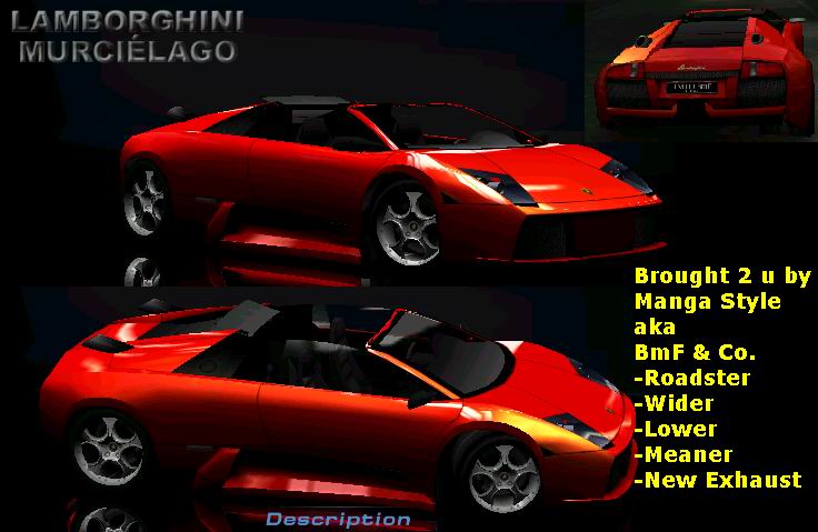 Need For Speed Hot Pursuit 2 Lamborghini MurciÃ©lago Roadster