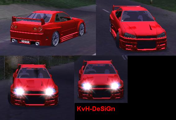 Need For Speed High Stakes Nissan Skyline R34 KvH-DeSiGn