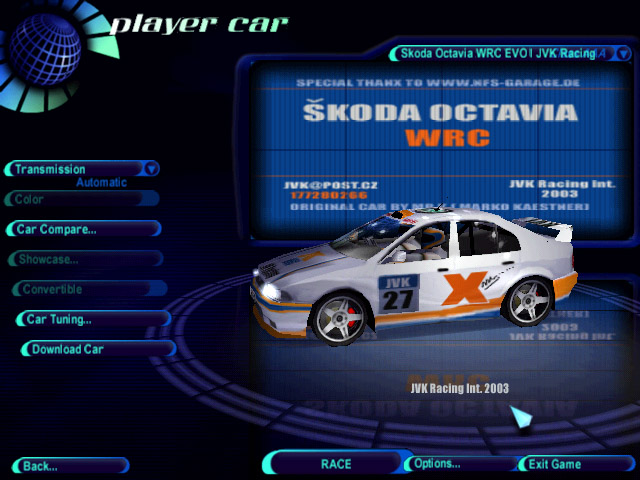 Need For Speed High Stakes Skoda Octavia WRC