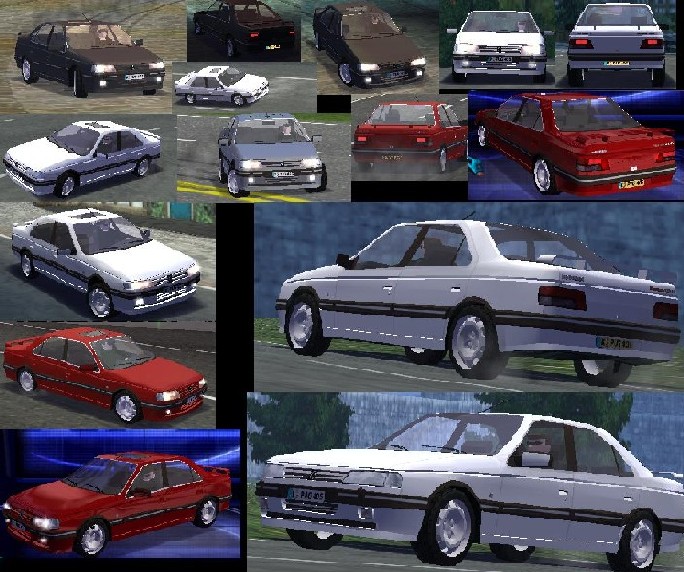 Need For Speed High Stakes Peugeot 405 Mi16x4  v2