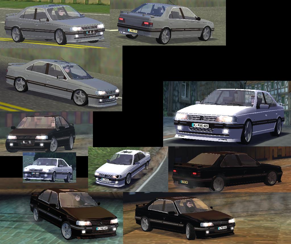 Need For Speed High Stakes Peugeot 405 Mi16x4  Tuned