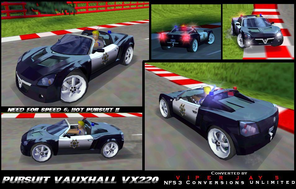 Need For Speed Hot Pursuit Vauxhall Pursuit VX220 (NFS 6)