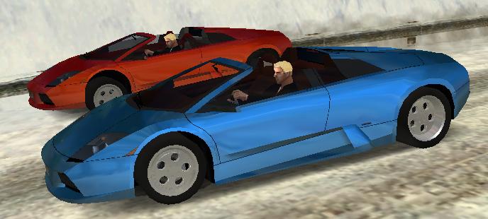 Need For Speed Hot Pursuit 2 Lamborghini Mucielago 40th Anniversary Roadster (2004)
