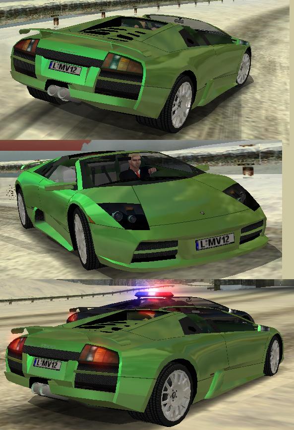 Need For Speed Hot Pursuit 2 Lamborghini Murcielago VT Roadster Concept 2004