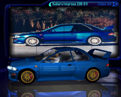 Need For Speed High Stakes Subaru Impreza 22B STi