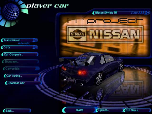 Need For Speed High Stakes Nissan Skyline TR