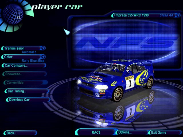 Need For Speed High Stakes Subaru Impreza 555 WRC 1999