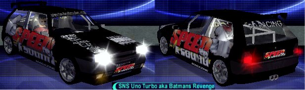 Need For Speed High Stakes Fiat Uno Turbo aka Batmans Revenge