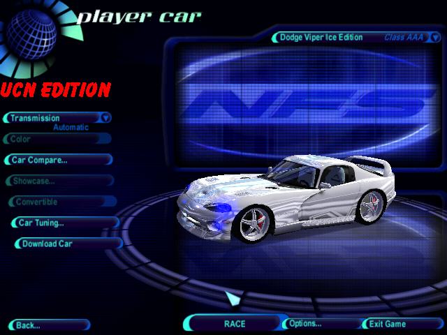 Need For Speed High Stakes Dodge Viper Ice Edition
