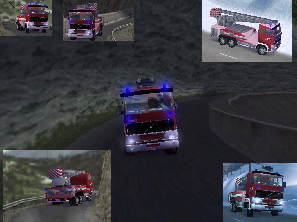 Need For Speed High Stakes Volvo Fire Truck