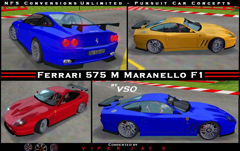 Need For Speed Hot Pursuit Ferrari 575 M Maranello F1 - Upgrade 1