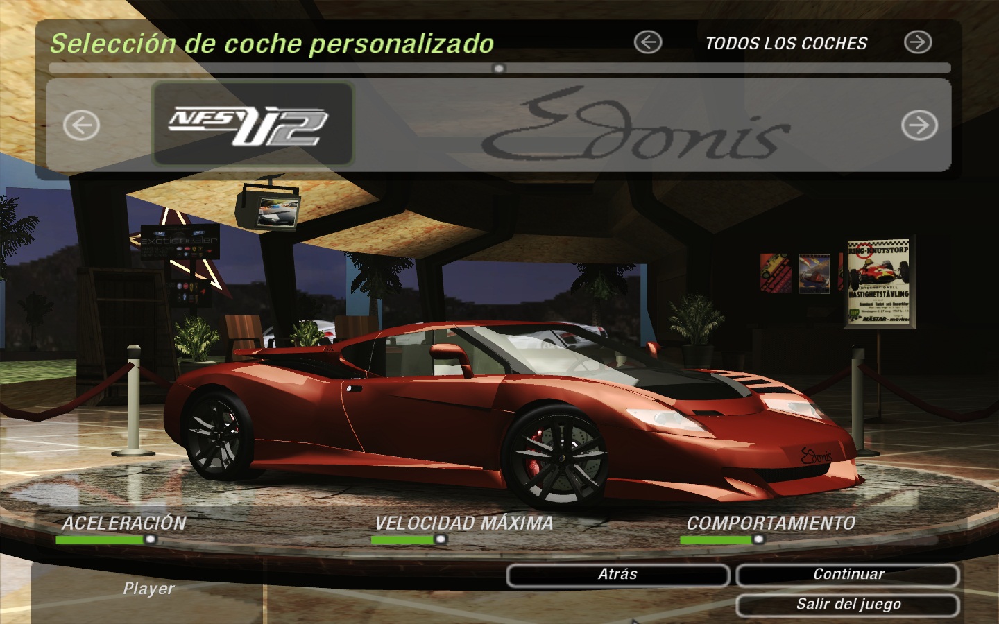 Need For Speed Underground 2 Various B-Engineering Edonis V12