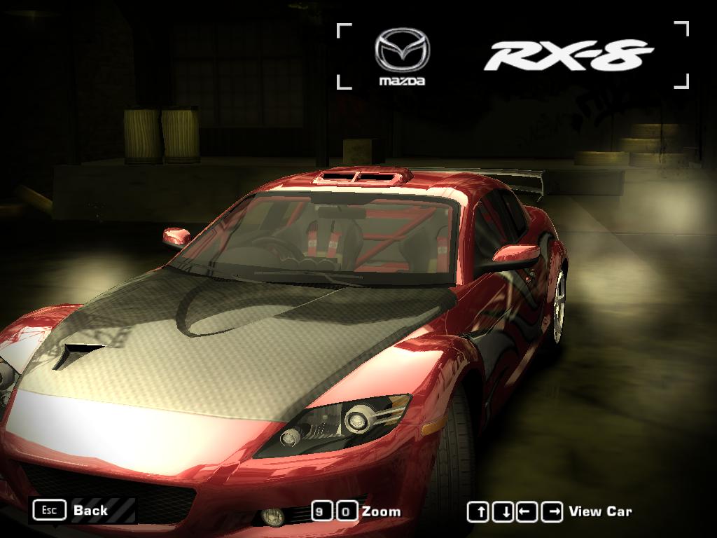 Need For Speed Most Wanted Mazda new interior for rx8