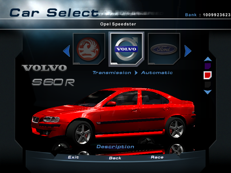 Need For Speed Hot Pursuit 2 Volvo S60 R