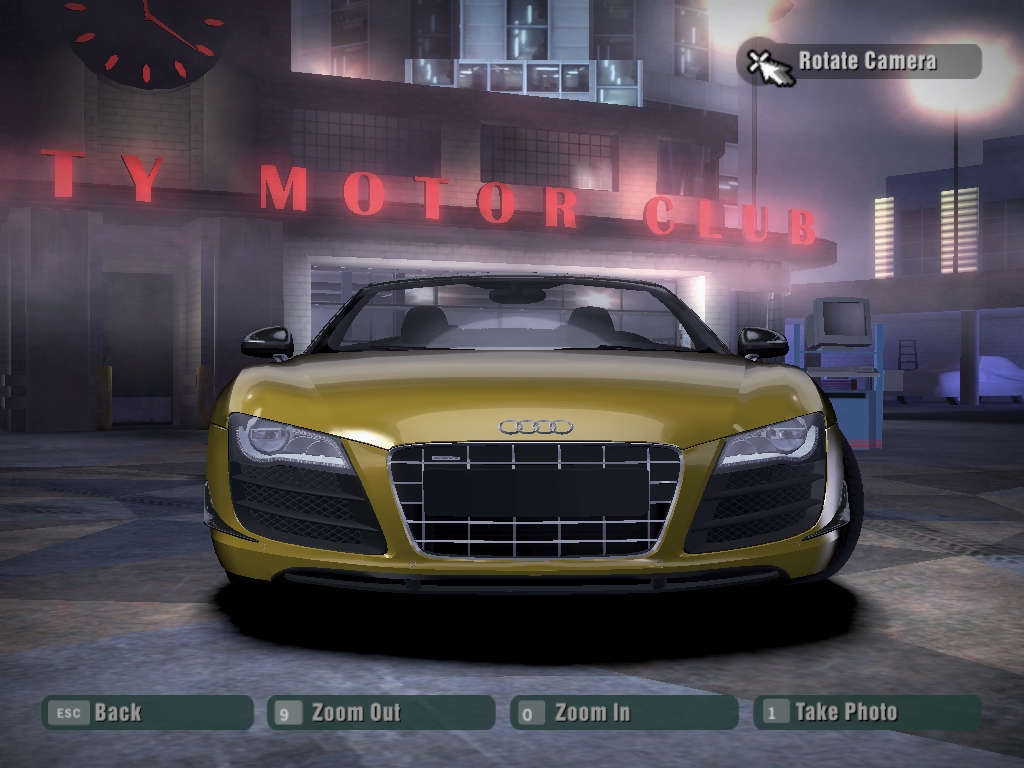 Need For Speed Carbon Audi R8 GT Spyder