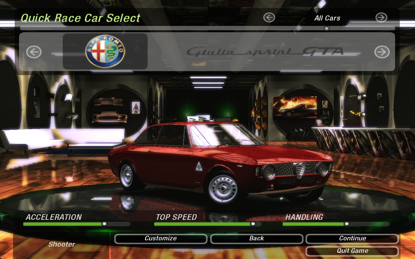 Need For Speed Underground 2 Alfa Romeo Giulia Sprint GTA 1600