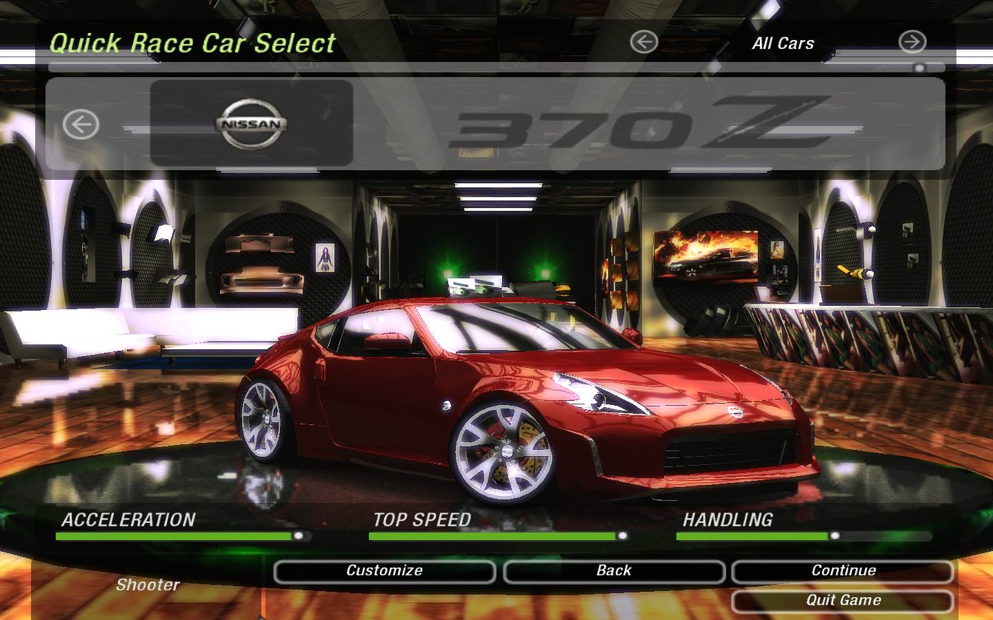 Need For Speed Underground 2 Nissan 370Z