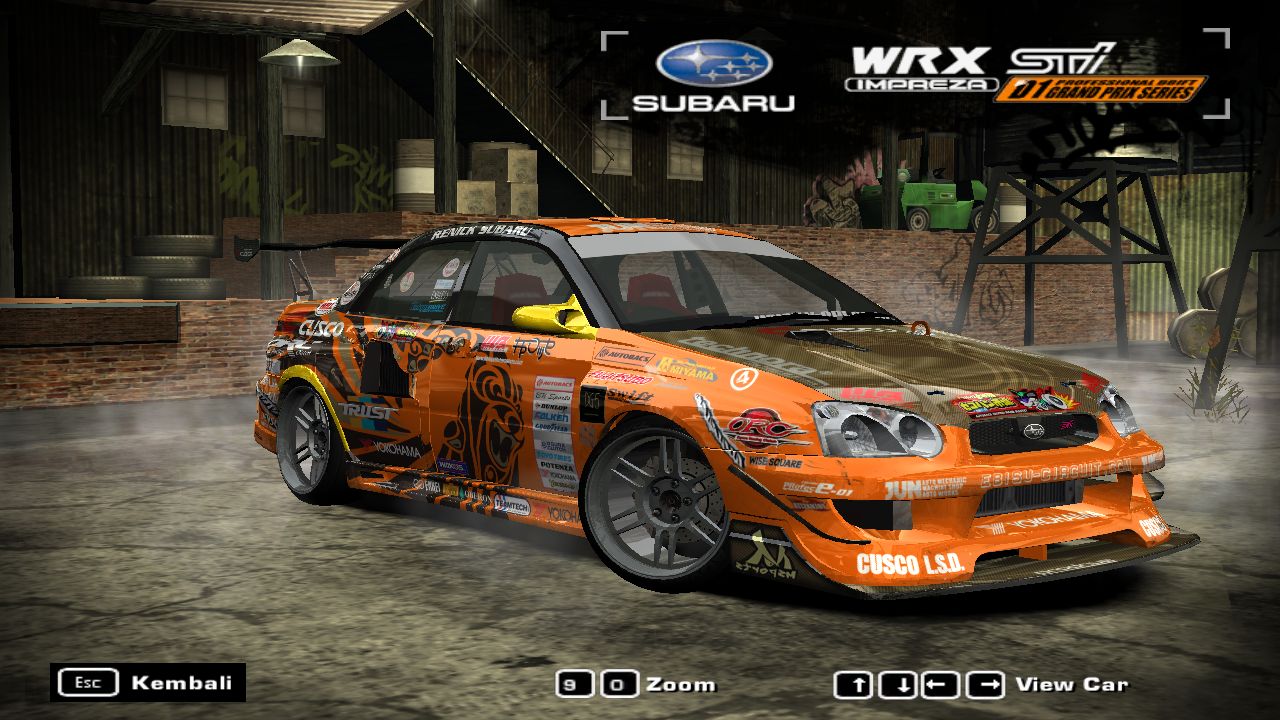 Need For Speed Most Wanted Subaru Imprezza WRX STI D1 GP