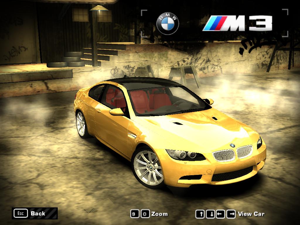 Need For Speed Most Wanted BMW M3 E92