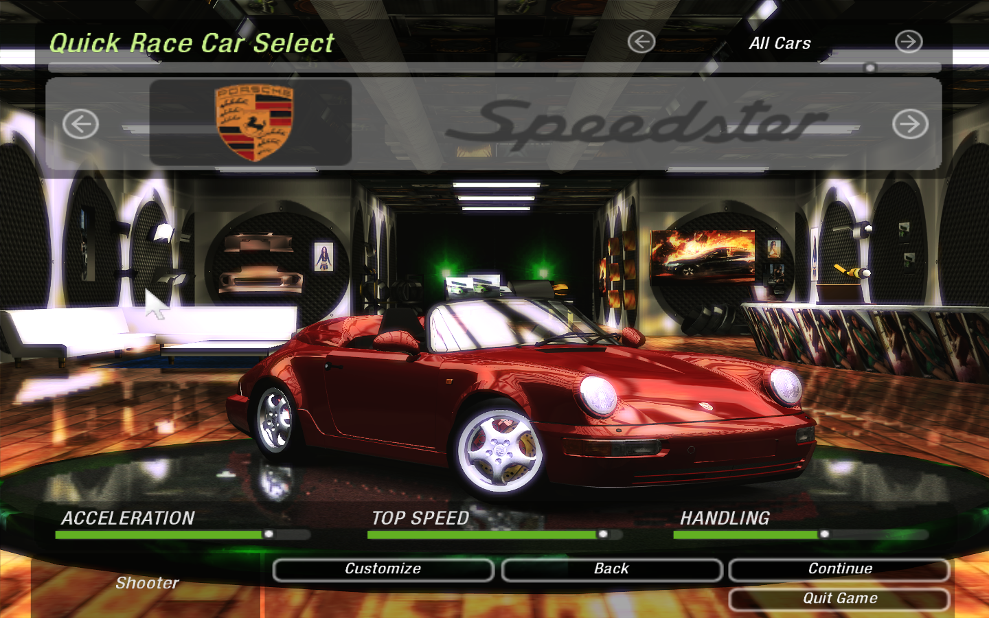 Need For Speed Underground 2 911 (964) Speedster