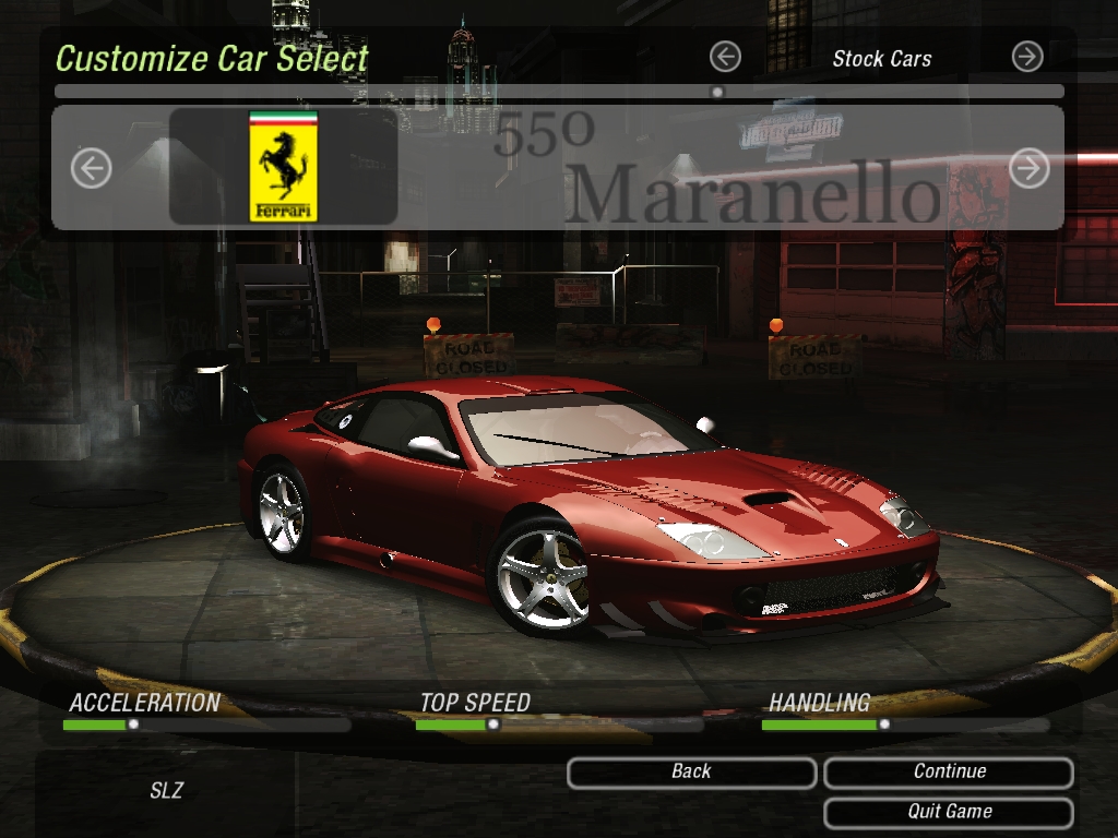 Need For Speed Underground 2 Ferrari 550 Maranello (2003)