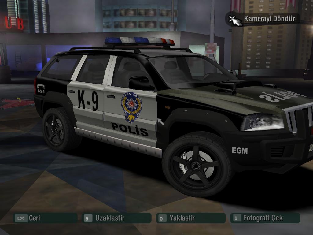 Need For Speed Carbon Traffic Istanbul EGM Turkish Police Car Pursuit Pack