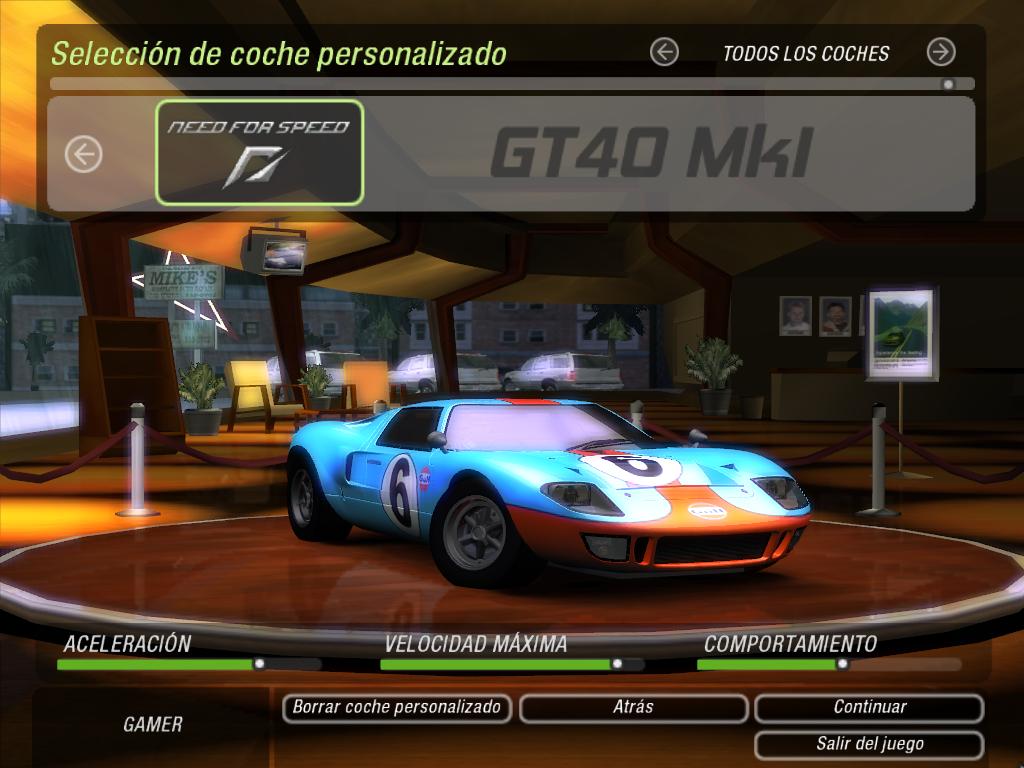 Need For Speed Underground 2 Ford GT40 MkI