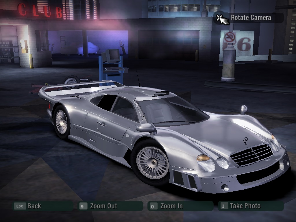Need For Speed Carbon Mercedes Benz CLK GTR AMG '98