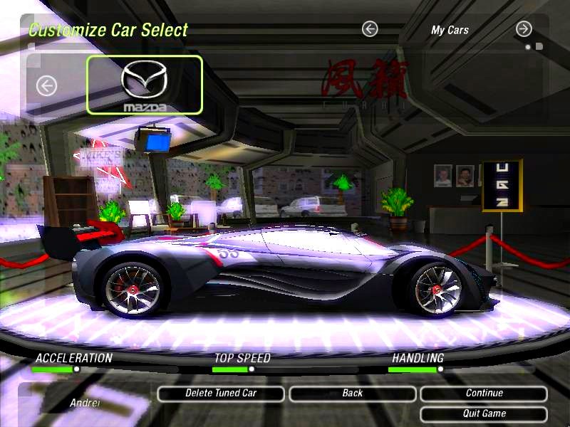 Need For Speed Underground 2 Mazda Furai